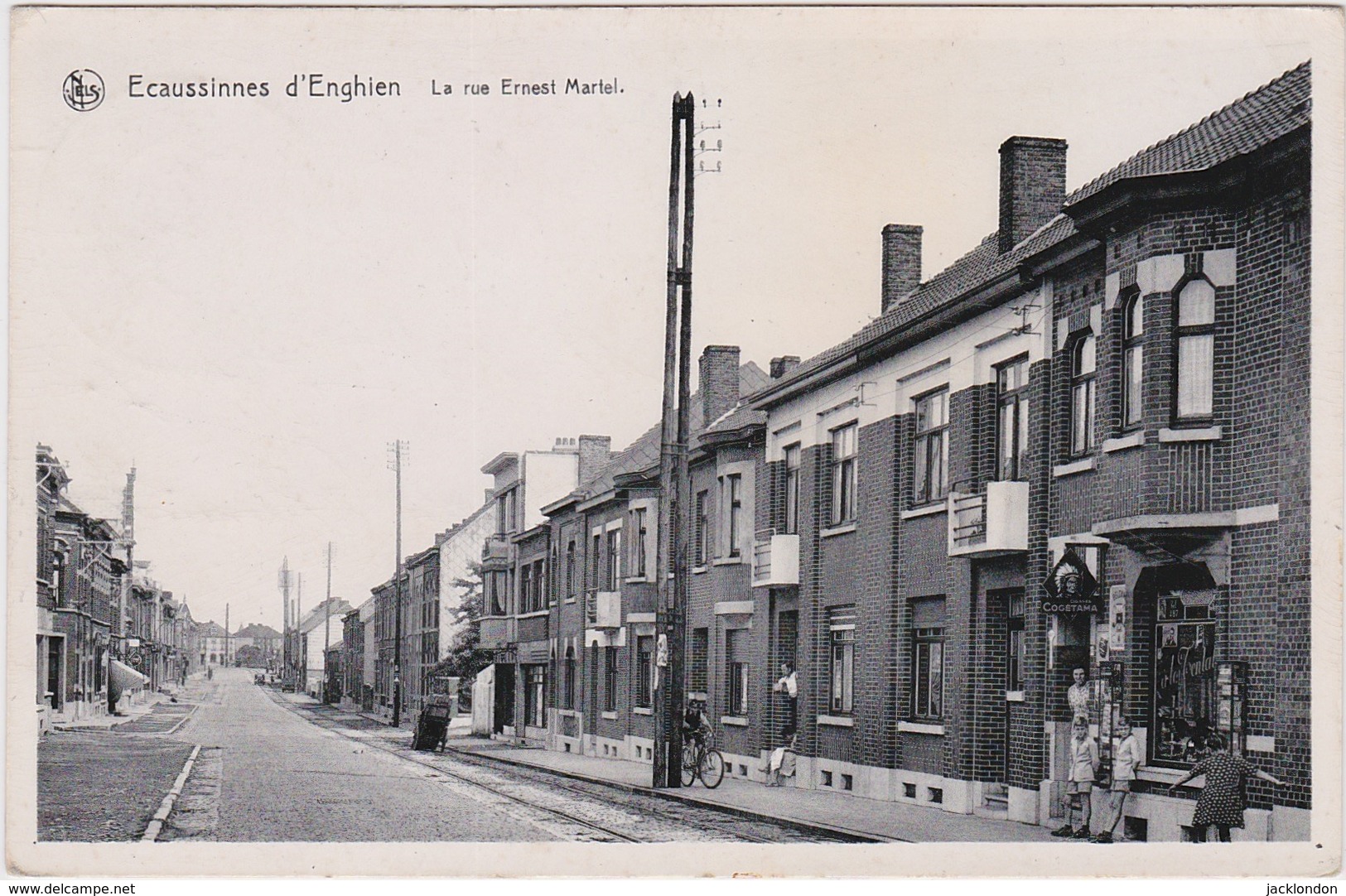 BELGIQUE BELGIE     ÉCAUSSINNES D'ENGHIEN  La Rue Ernest Martel - Ecaussinnes