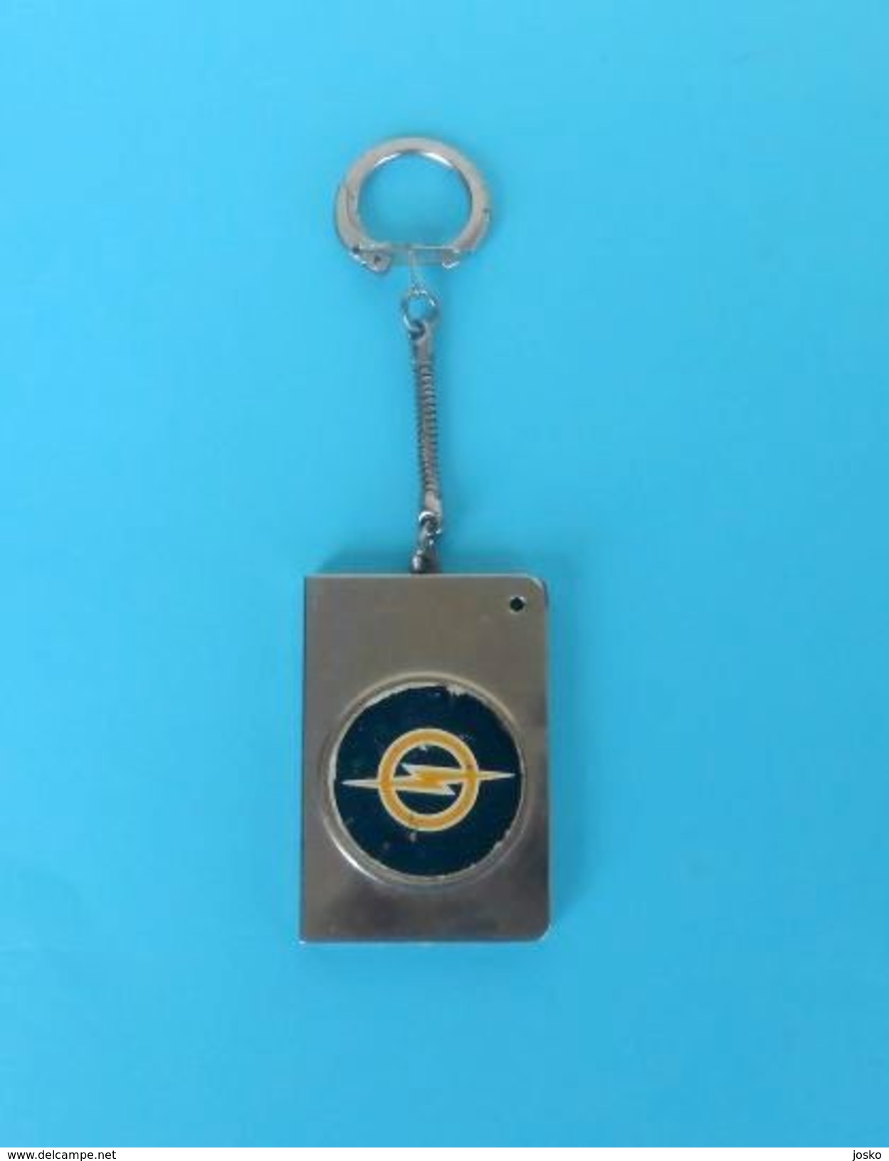 OPEL - Vintage Metal Keychain Car Automobile Automobil Key-ring Porte-clés Schlüsselring Anello Portachiavi Key-chain - Cars