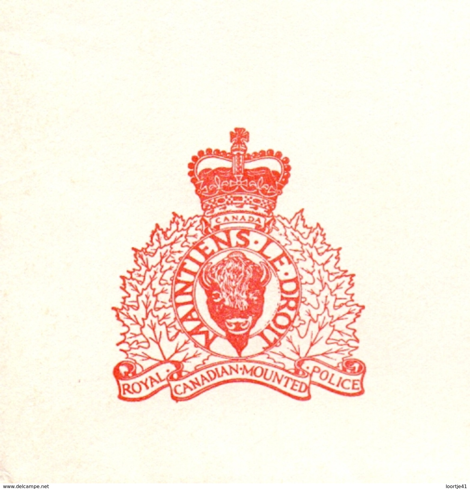 Brochure 100 Jaar Canadian Mounted Police 1873 - 1973 - Chromo Sergeant 1898 + 1874 Canada - Autres & Non Classés