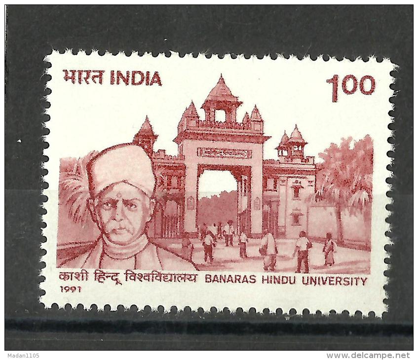 INDIA, 1991, 75th Anniversary Of Banaras Hindu University, Malaviya,  MNH, (**) - Neufs