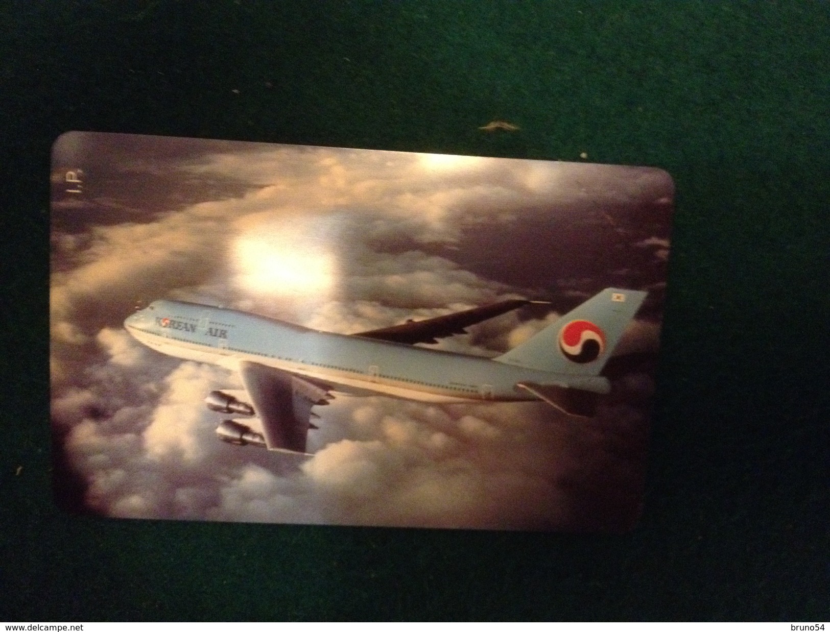 Scheda Telefonica Golden 281 Nuova Da Lire 5000 Korean Air  Roma Seoul  11 Ore Airplane Jumbo 747 Tiratura 14.000 - Private TK - Reprints