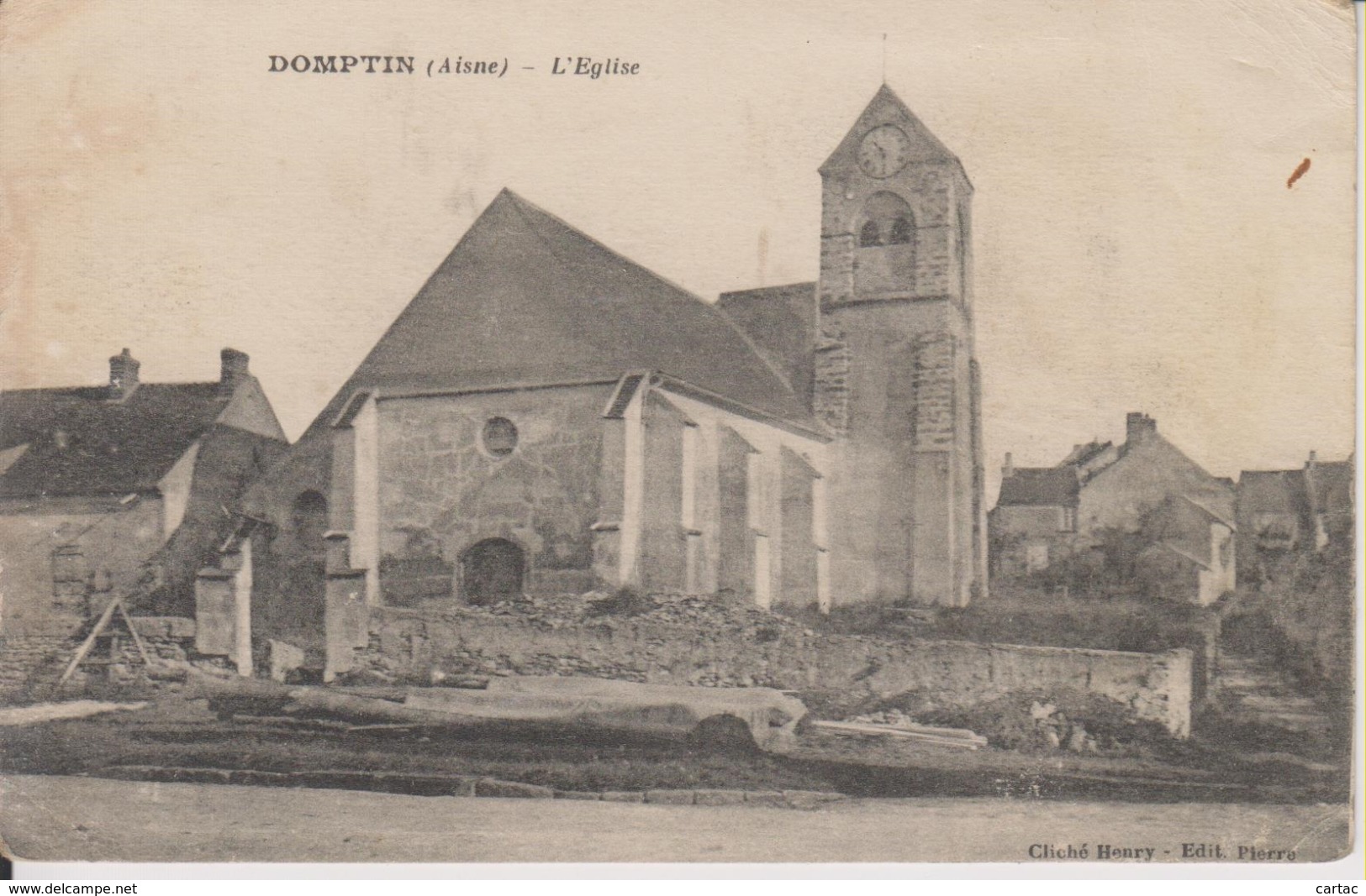 D02 - DOMPTIN - L'EGLISE - Autres & Non Classés