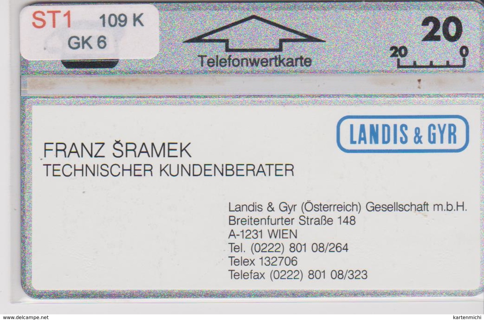 ÖSTERREICH L&G  STICKER  FRANZ SRAMEK - Austria