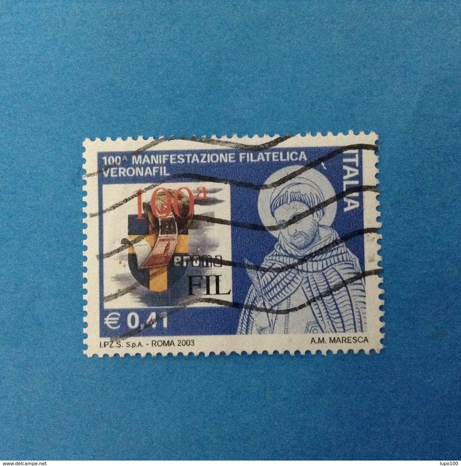 2003 ITALIA FRANCOBOLLO USATO STAMP USED - VERONAFIL - - 2001-10: Usati