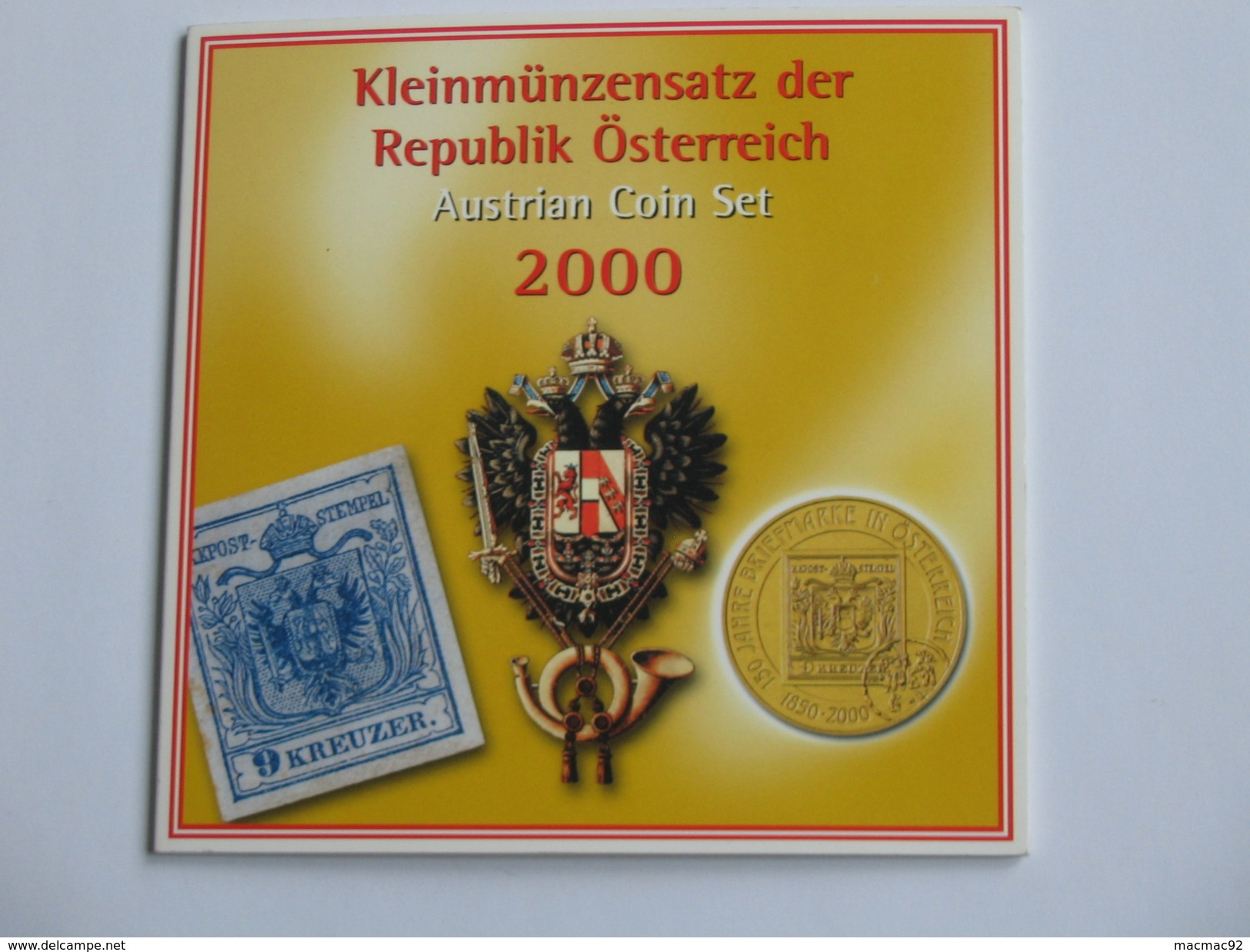 Coffret FDC 2000 AUTRICHE Austrian Coin Set - Kleinmünzensatz Der Republik Osterreich  ***** EN ACHAT IMMEDIAT **** - Autriche