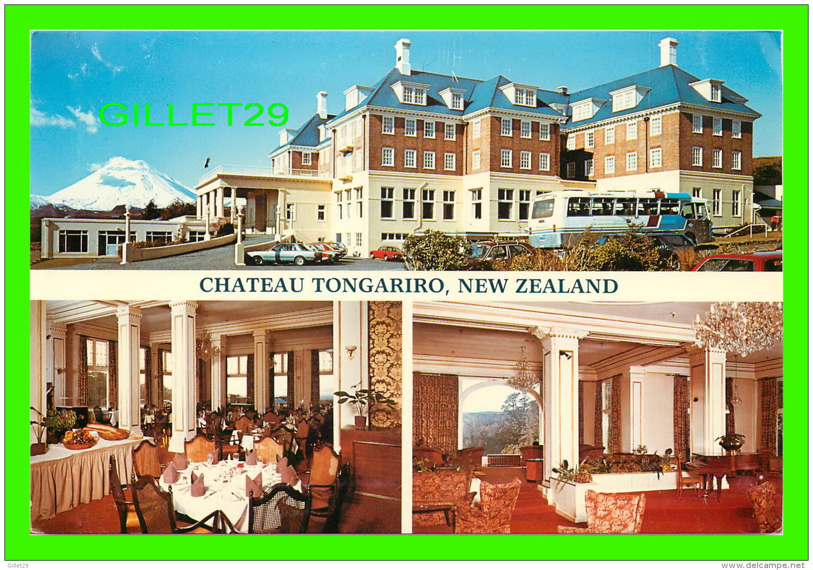 NEW ZEALAND - CHATEAU TONGARIRO - 3 MULTIVIEWS - MT. NGAURUHOE - - Nouvelle-Zélande