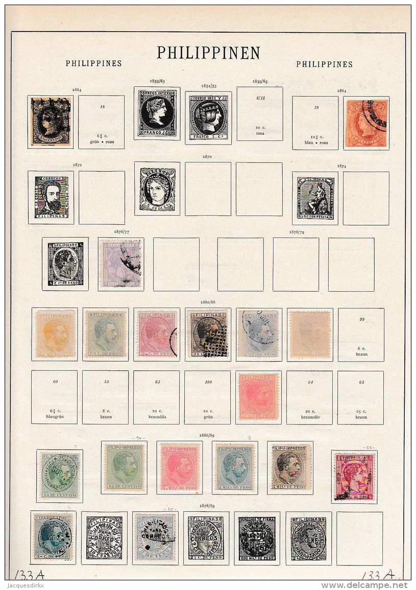 Philippines      Page With Stamps - Filippijnen