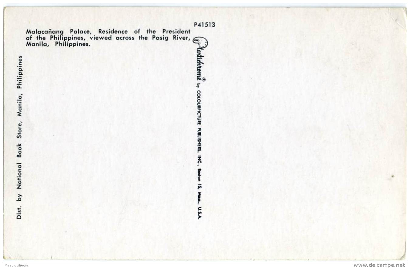 PILIPINAS  PHILIPPINES  FILIPPINE  MANILA  Malaca&ntilde;ang Palace  Residence Of The President - Philippinen
