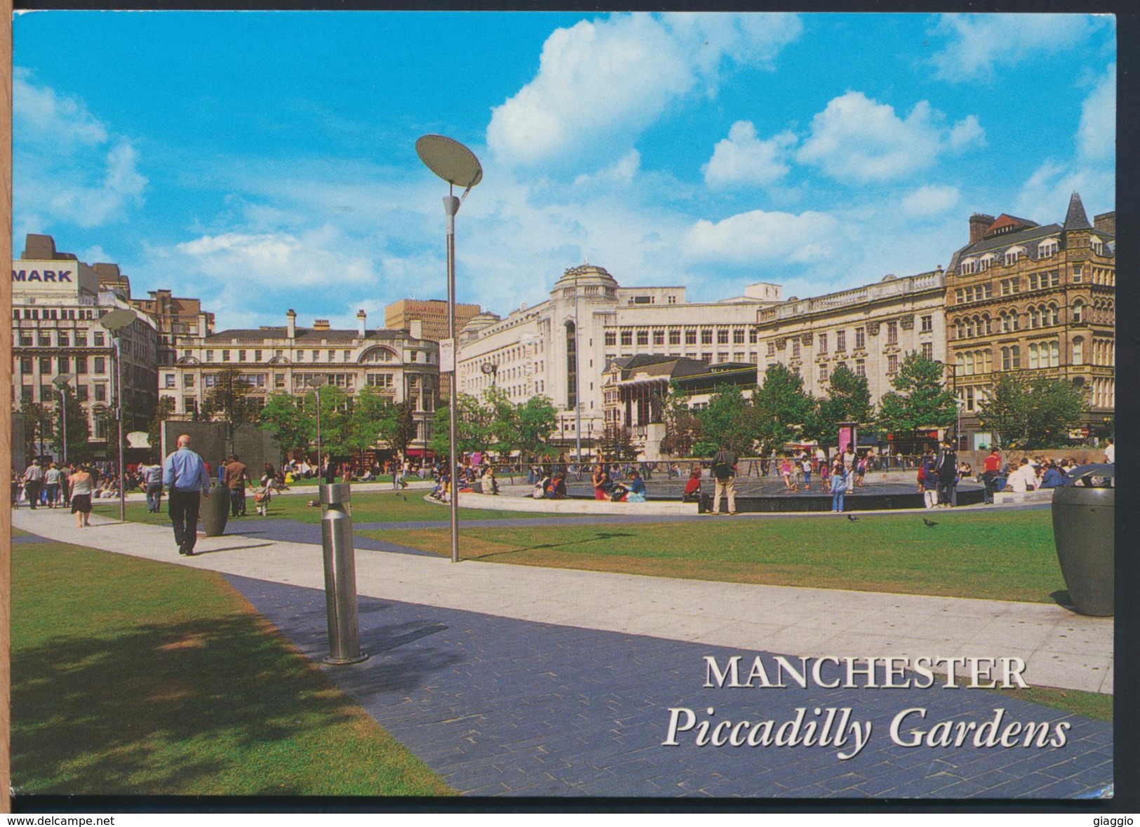 °°° 4197 - UK - MANCHESTER - PICCADILLY GARDENS - With Stamps °°° - Manchester