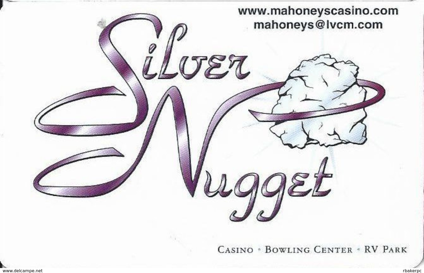 Mahoney's Silver Nugget Casino - Las Vegas, NV - BLANK Slot Card - Cartes De Casino