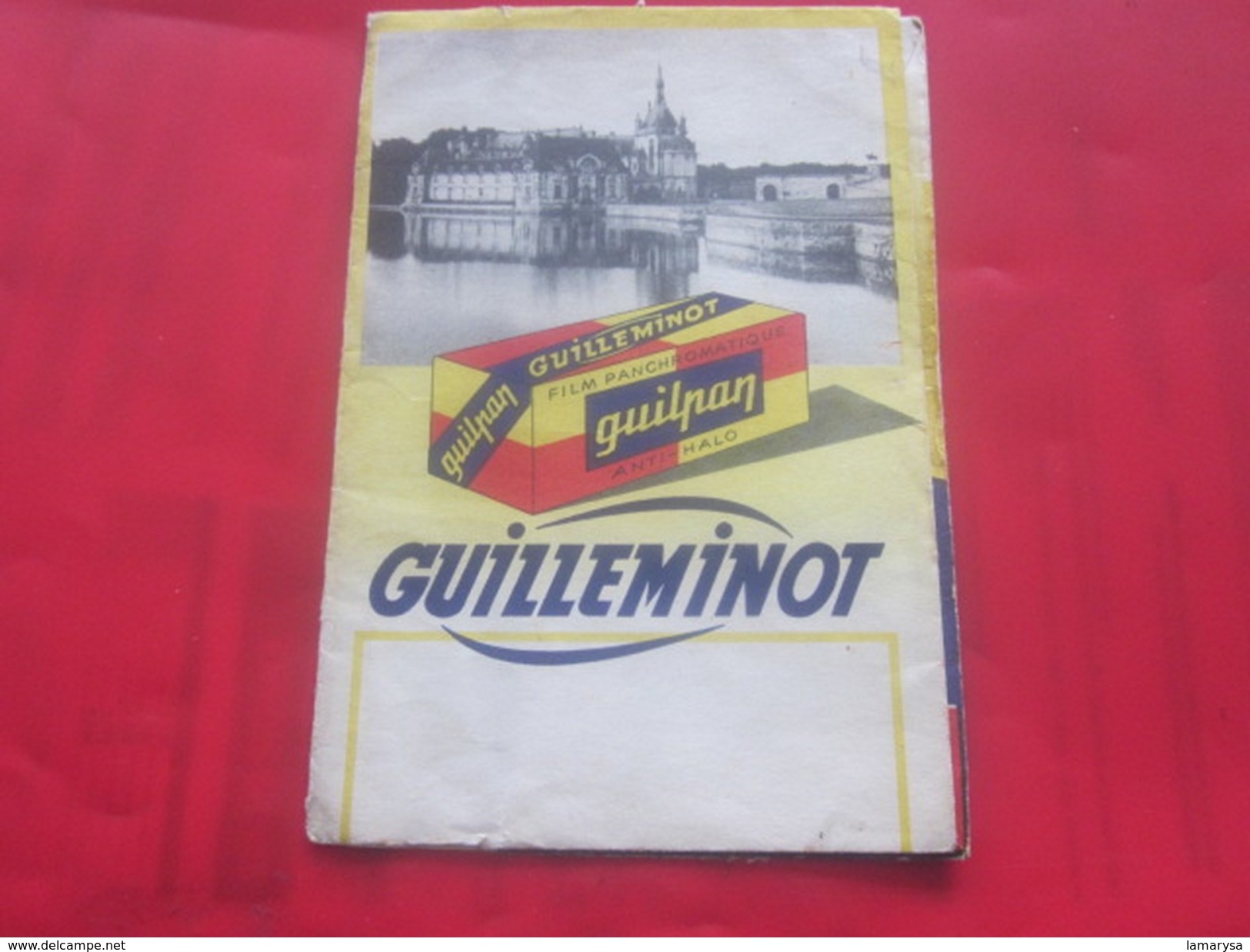 Ancienne Pochette Photographique GUILLEMINOT GUILPAN  -   Photo-Négatif-Pellicule Photographie  Accessoire - Matériel & Accessoires