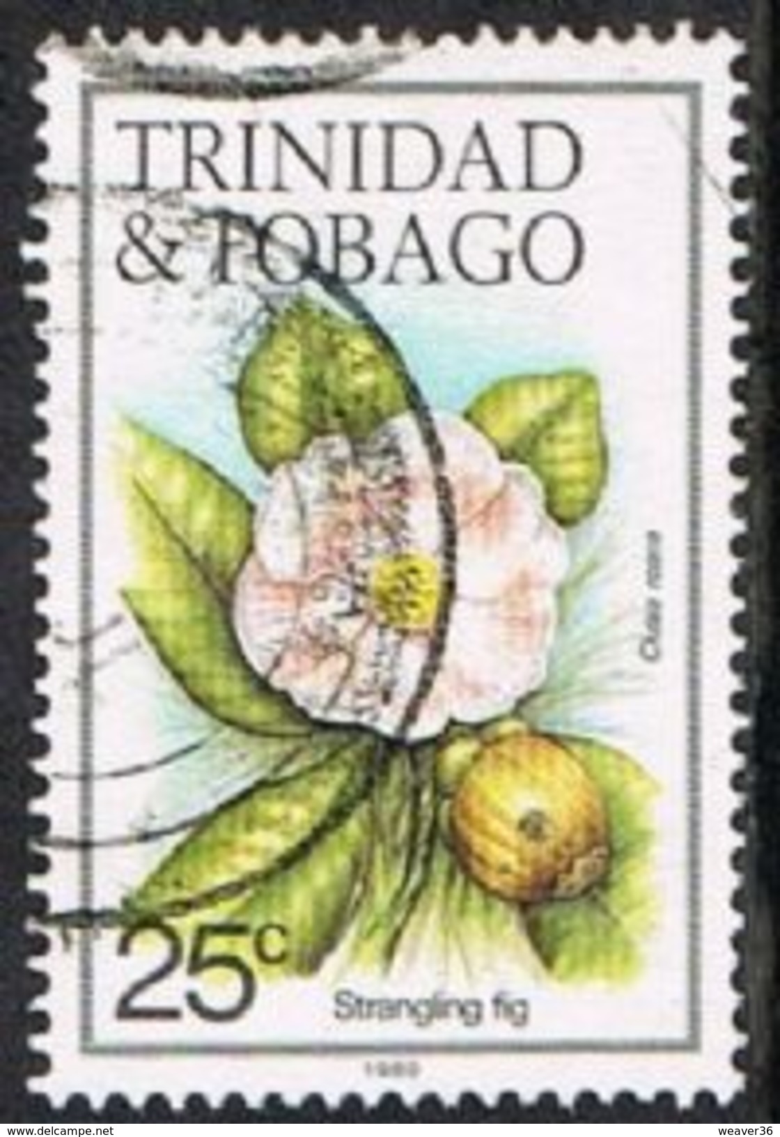 Trinidad And Tobago SG690w 1988 Definitive 25c Good/fine Used [17/16064/1D] - Trinidad & Tobago (1962-...)