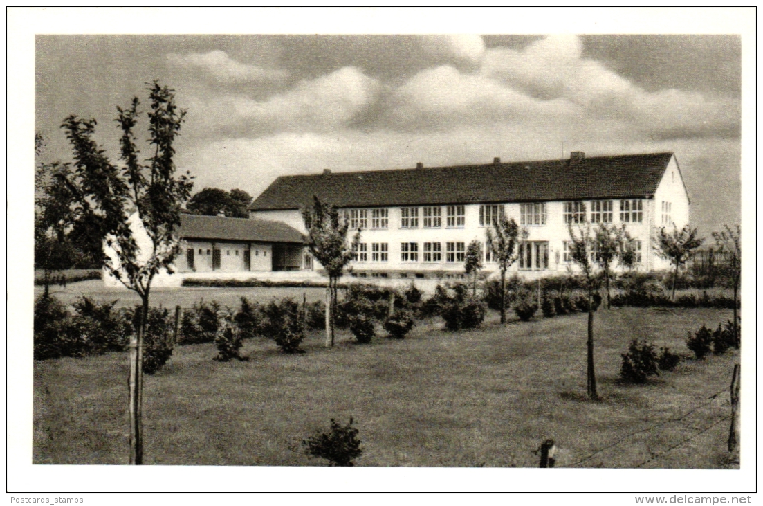 Laer T.W., Neue Volksschule, Ca. 50er Jahre, - Bad Laer