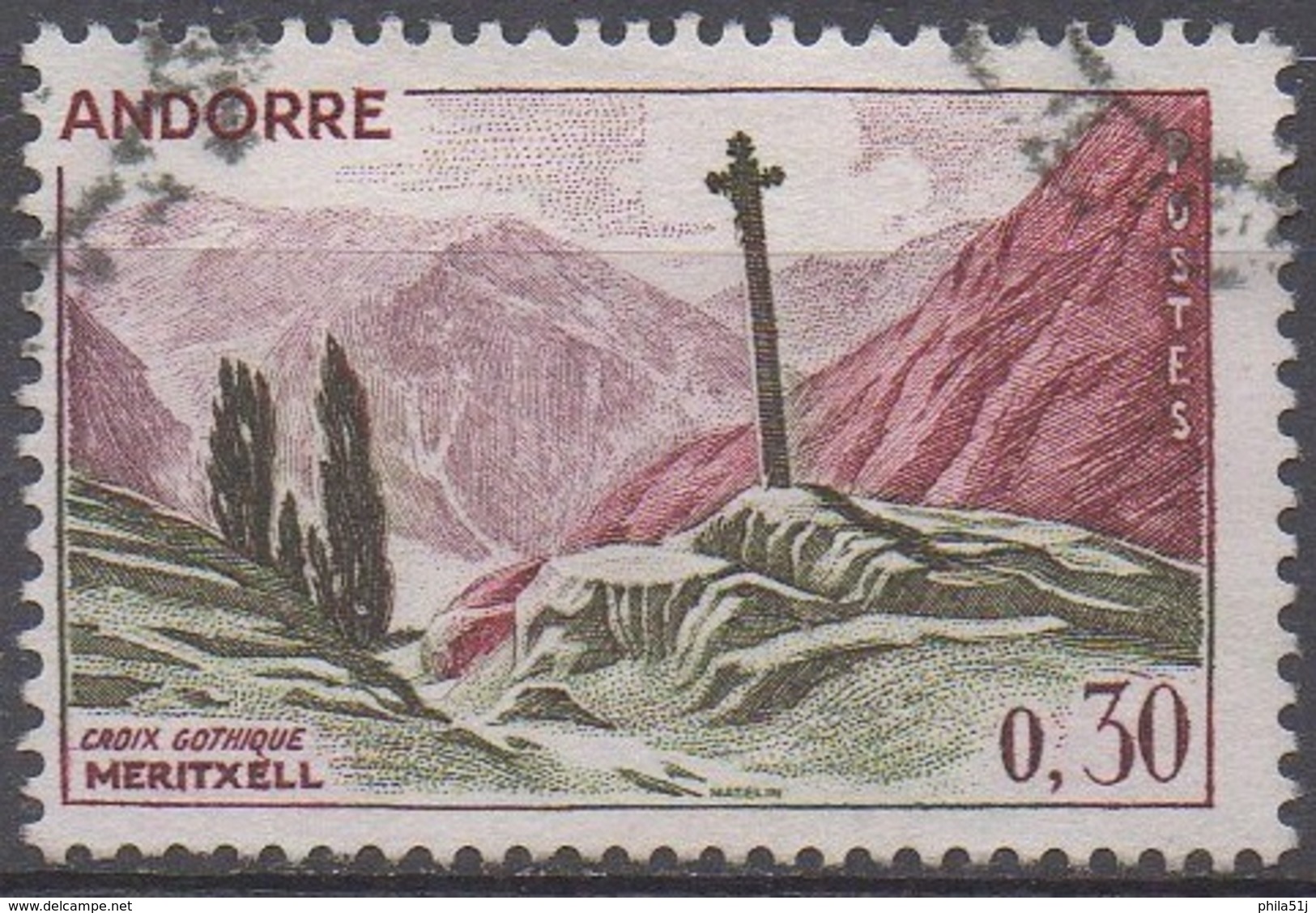 ANDORRE  FRANCAIS  N°159__OBL VOIR SCAN - Used Stamps