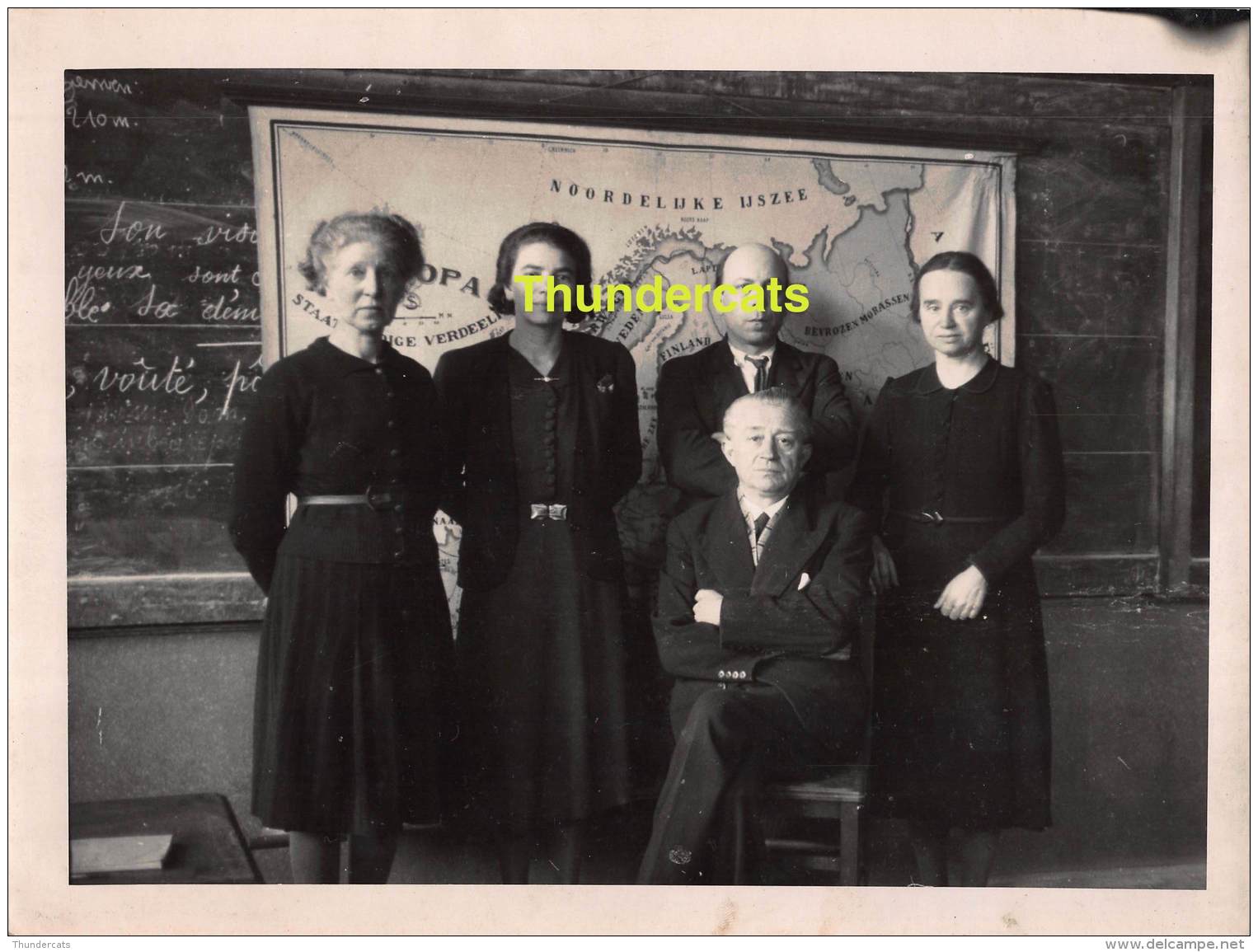 ST SINT LIEVENS LIEVIN HAUTHEM HAUTEM HOUTEM FOTO PHOTO PERSONEEL GEMEENTESCHOOL 1936 - Sint-Lievens-Houtem