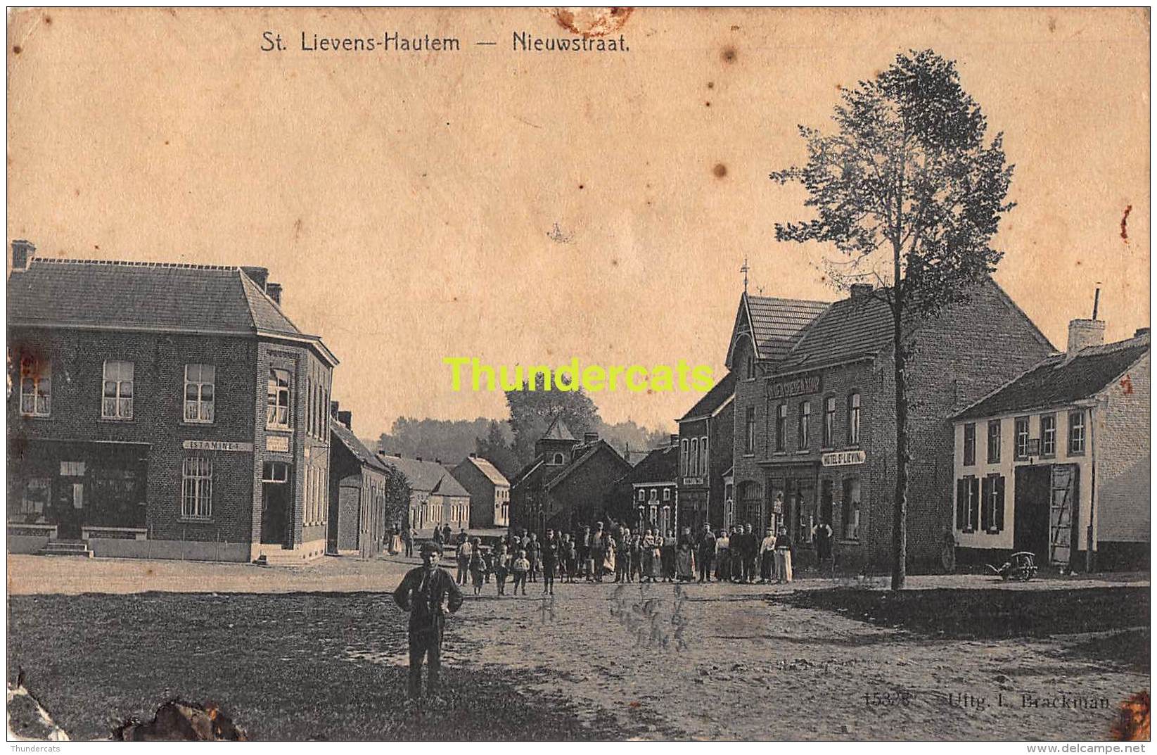 CPA ST SINT LIEVENS LIEVIN HAUTHEM HAUTEM HOUTEM  NIEUWSTRAAT - Sint-Lievens-Houtem