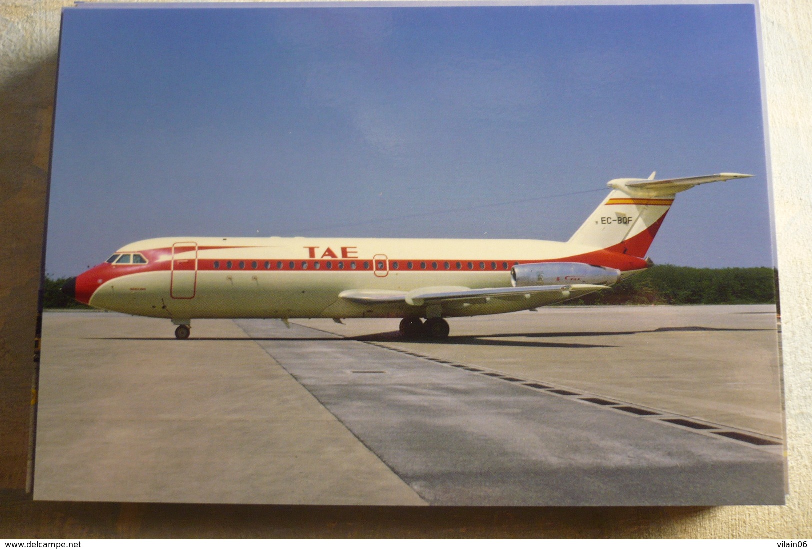 TAE   BAC 111   EC BQF     BASEL-MULHOUSE AIRPORT 1969 - 1946-....: Moderne