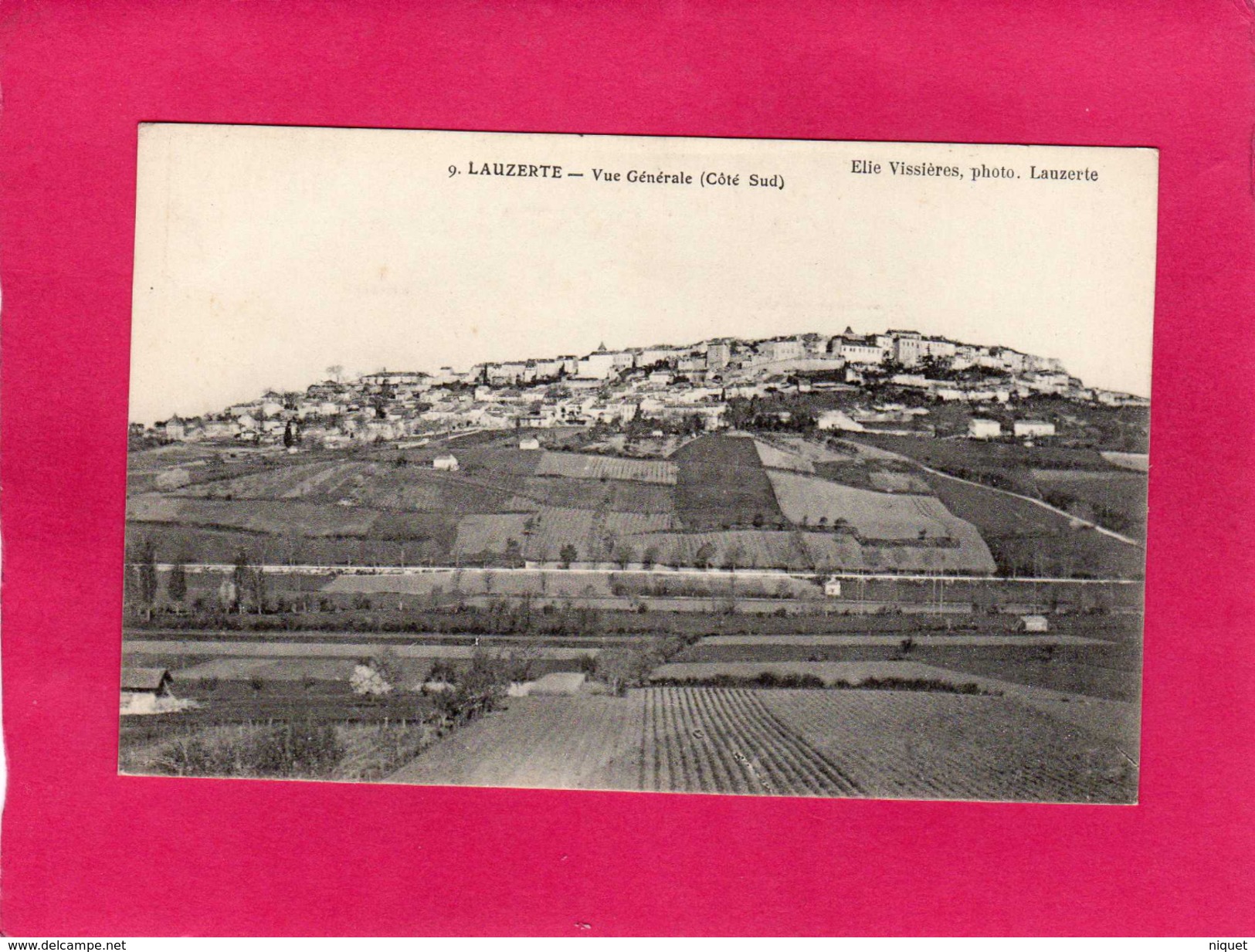 82 TARN ET GARONNE, LAUZERTE, Vue Générale, Côté Sud, (Vissières) - Lauzerte