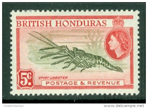 British Honduras: 1953/62   QE II - Pictorial   SG183    5c     MNH - Britisch-Honduras (...-1970)