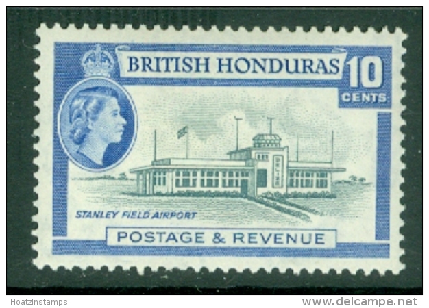 British Honduras: 1953/62   QE II - Pictorial   SG184    10c     MH - British Honduras (...-1970)