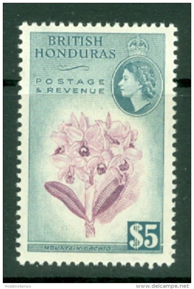 British Honduras: 1953/62   QE II - Pictorial   SG190    $5    MH - British Honduras (...-1970)