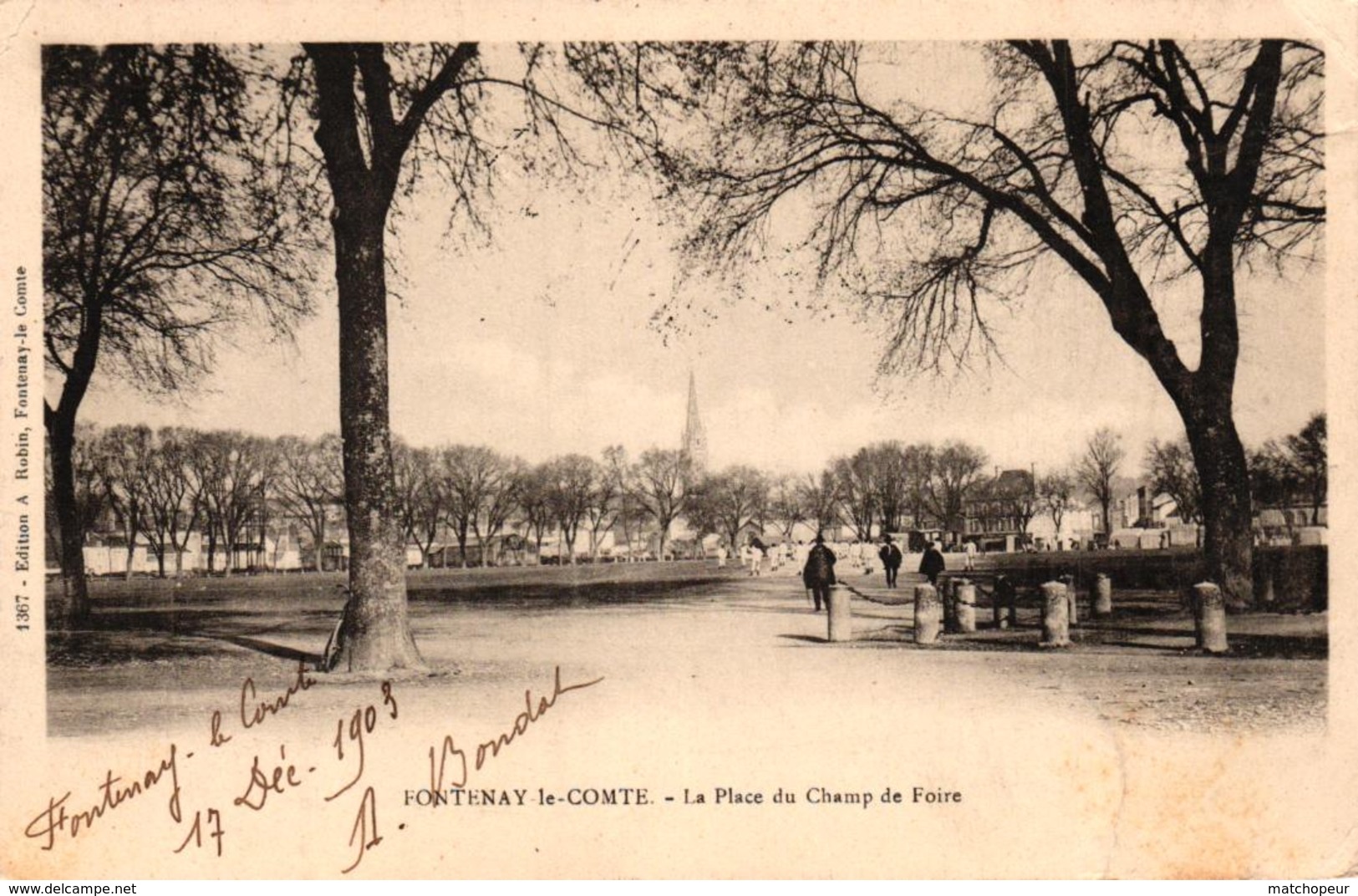 FONTENAY LE COMTE -85- LA PLACE DU CHAMP DE FOIRE - Fontenay Le Comte