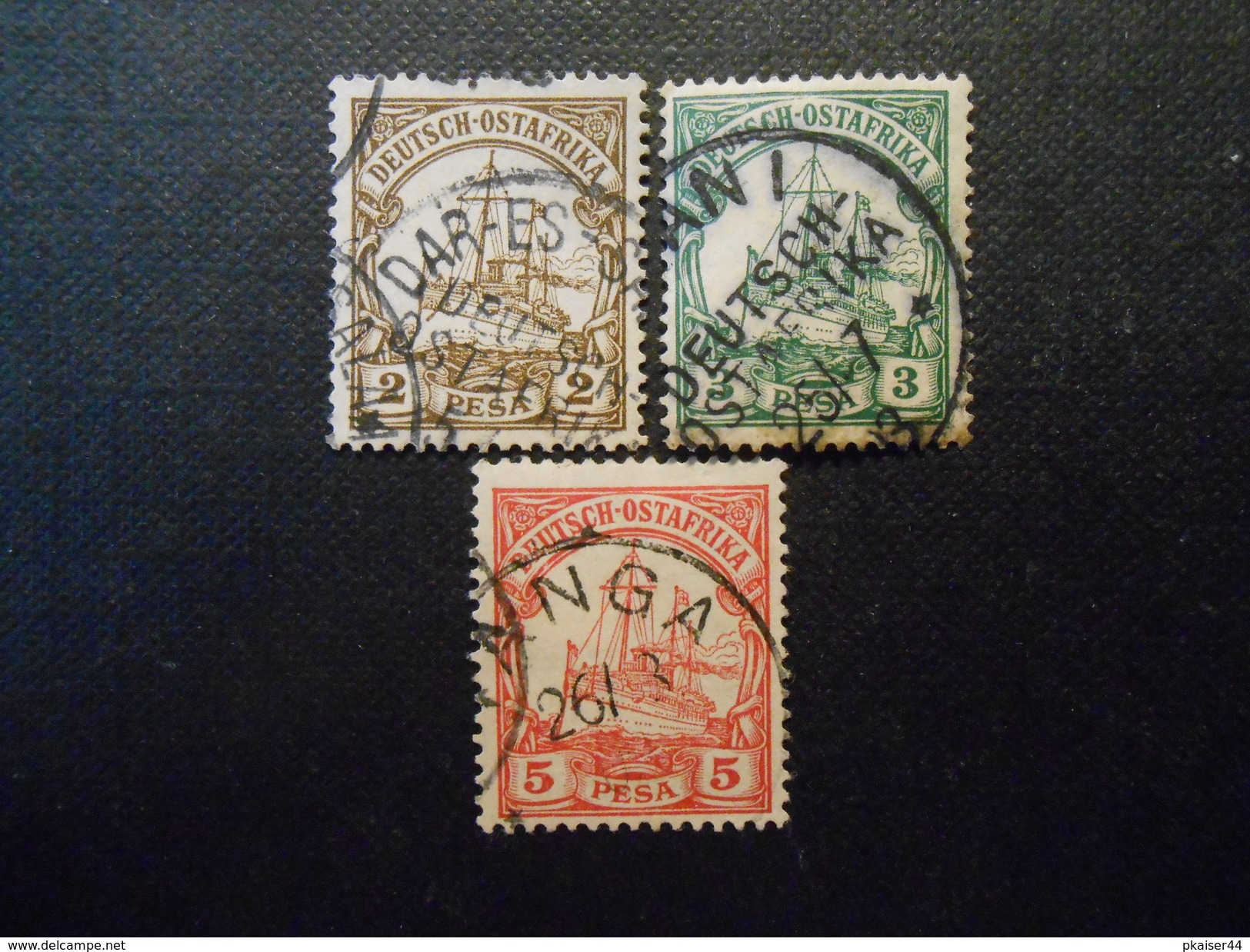 D.R.Mi 11-13 - 2/3/5P  Deutsche Kolonien ( DEUTSCH-OSTAFRIKA ) 1901 - Mi &euro; 7,40 - German East Africa