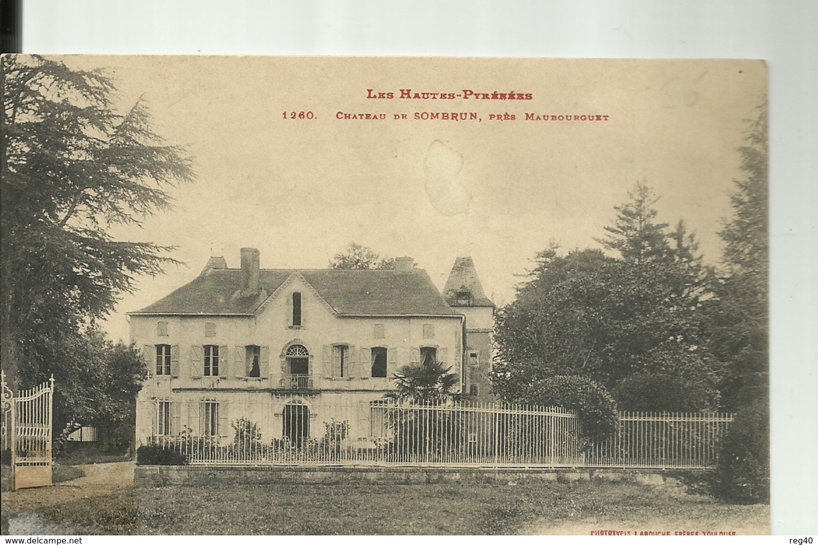 D65 - CHATEAU DE SOMBRUN , Près MAUBOURGUET - Maubourguet