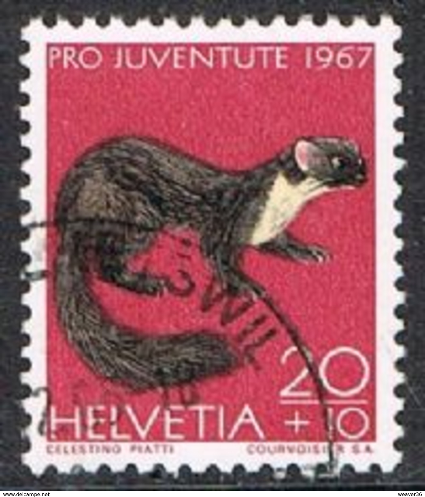 Switzerland SG J218 1967 Pro Juventute 20c+10c Good/fine Used [17/15781/7D] - Used Stamps