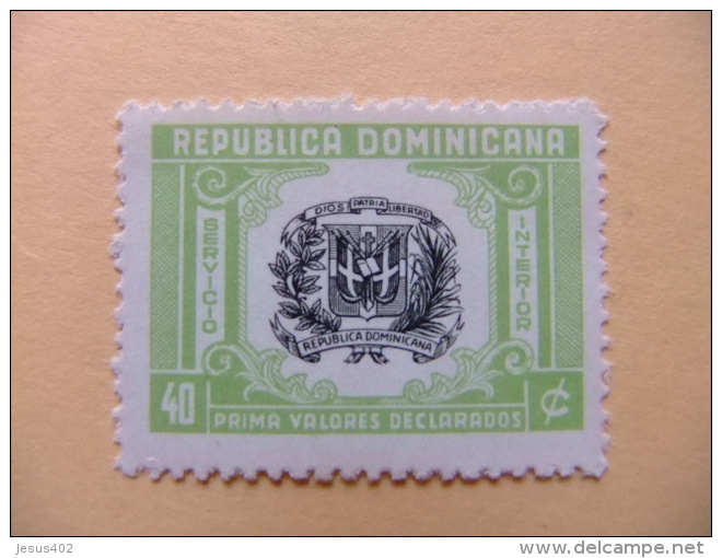 REPUBLICA DOMINICANA DOMINICAINE 1956 - 58 ESCUDO Yvert Servicio 15 ** MNH - Dominican Republic