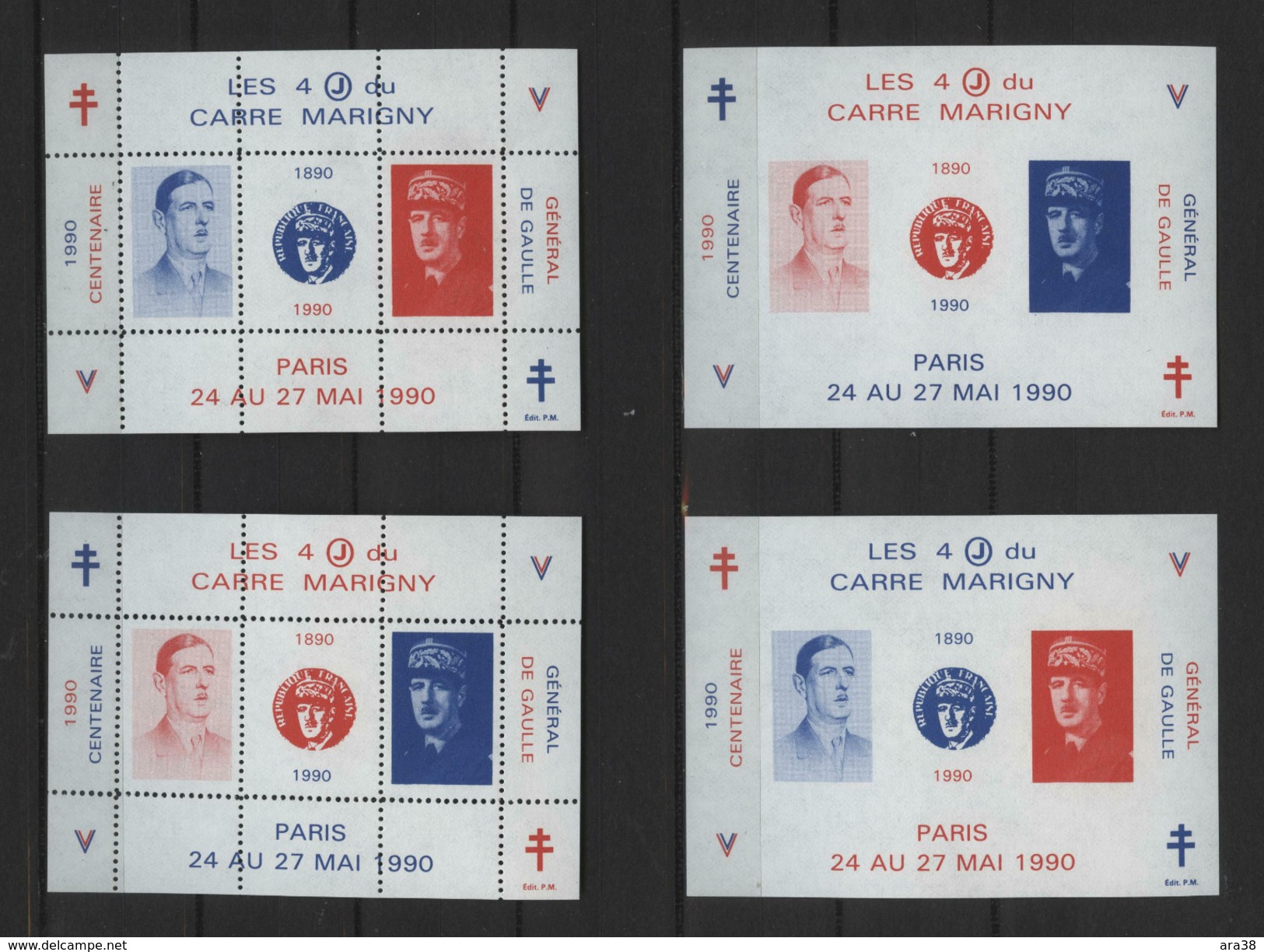 FRANCE - CARRE MARIGNY - De Gaulle (Général)