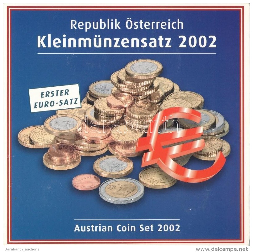 Ausztria 2002. 1c-2E (8x) Forgalmi Sor Karton D&iacute;sztokban T:1
Austria 2002. 1 Cent - 2 Euros (8x) Coin Set ... - Non Classés