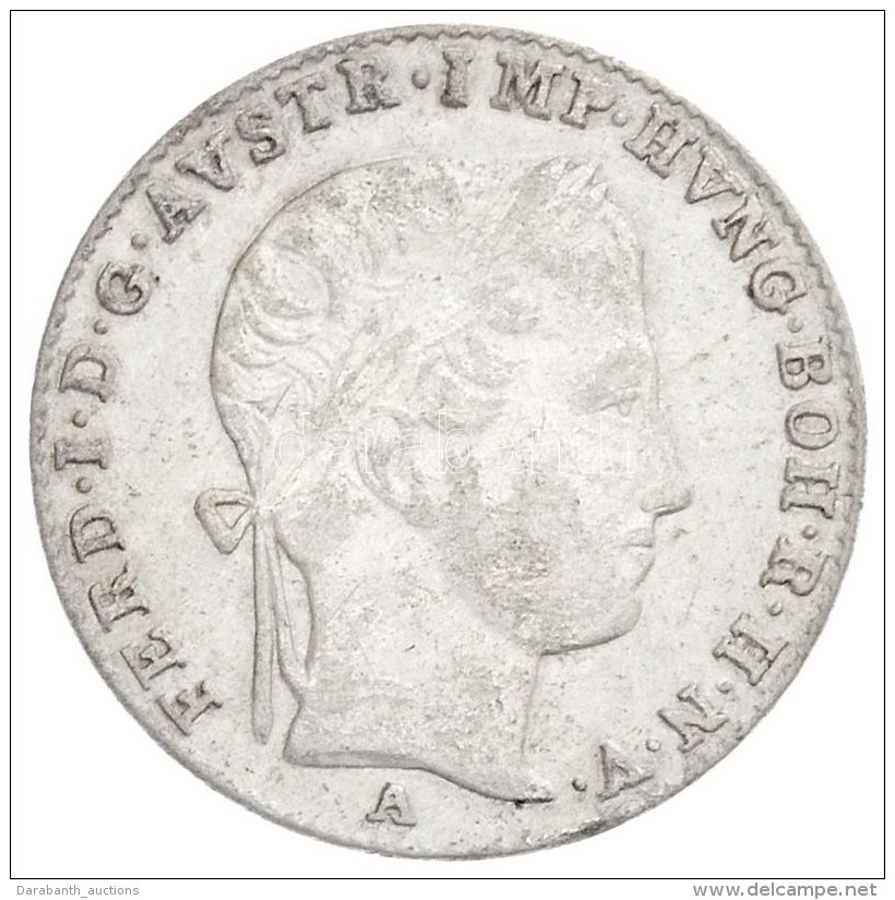 Ausztria 1838A 3kr Ag 'I. Ferdin&aacute;nd' B&eacute;cs (1,7g) T:2 / 
Austria 1838A 3 Kreuzer Ag 'Ferdinand I'... - Zonder Classificatie