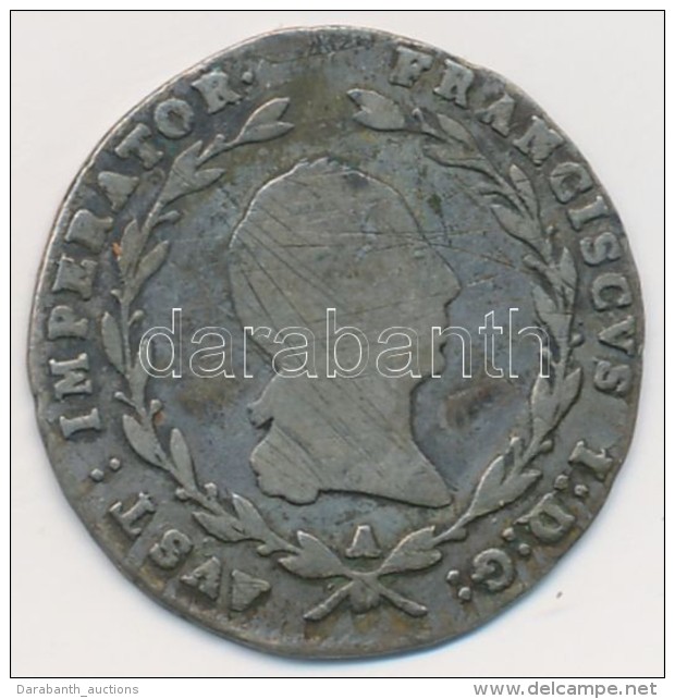 Ausztria 1815A 5kr Ag 'I. Ferenc' (2,06g) T:3 K.
Austria 1815A 5 Kreuzer Ag 'Franz I' (2,06g) C:F Scratch
Krause... - Zonder Classificatie