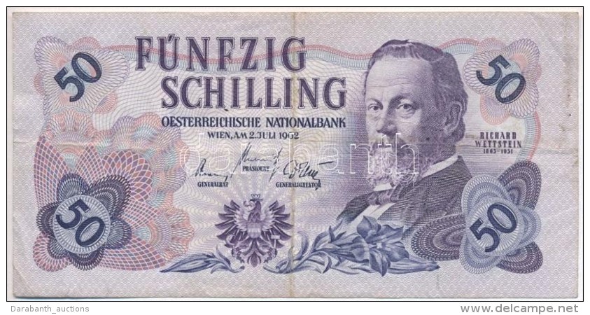 Ausztria 1962. 50Sch T:III,III-
Austria 1962. 50 Schilling C:F,VG - Non Classés