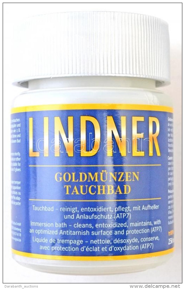 Lindner Arany Tiszt&iacute;t&oacute; Folyad&eacute;k 250 Ml Lindner Cleaning Dip For Gold Coins 250 Ml - Zonder Classificatie