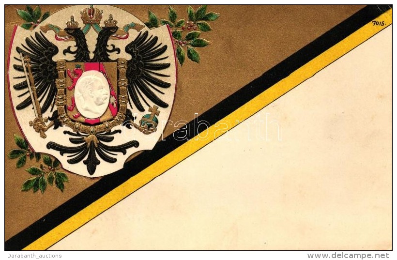 T2/T3 &Ouml;sterreich / Austria Coat Of Arms, Kaiser Franz Josef Emb. Litho (EK) - Zonder Classificatie