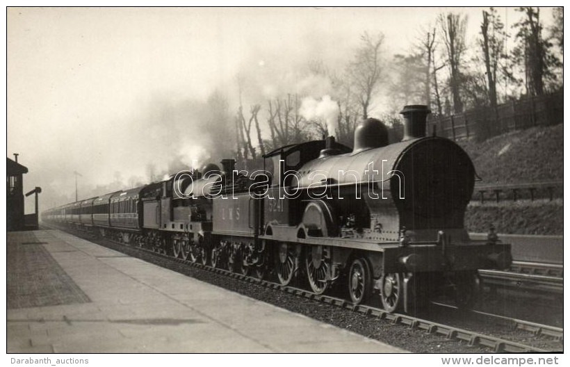 * T2/T3 LNWR Precursor Class 4-4-0 Locomotive, Photo - Non Classés