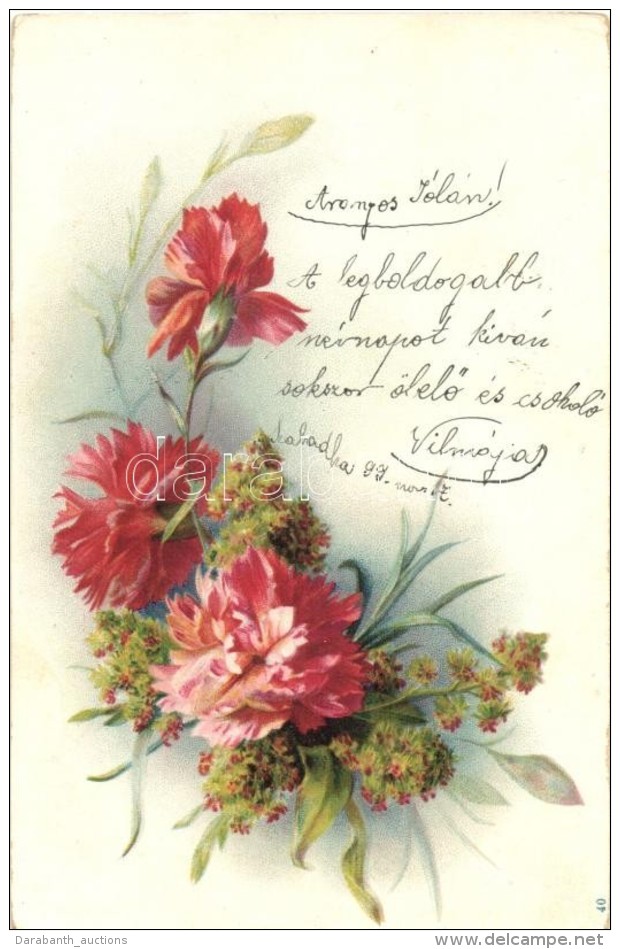 T3 1899 Flowers, Litho (fa) - Non Classés