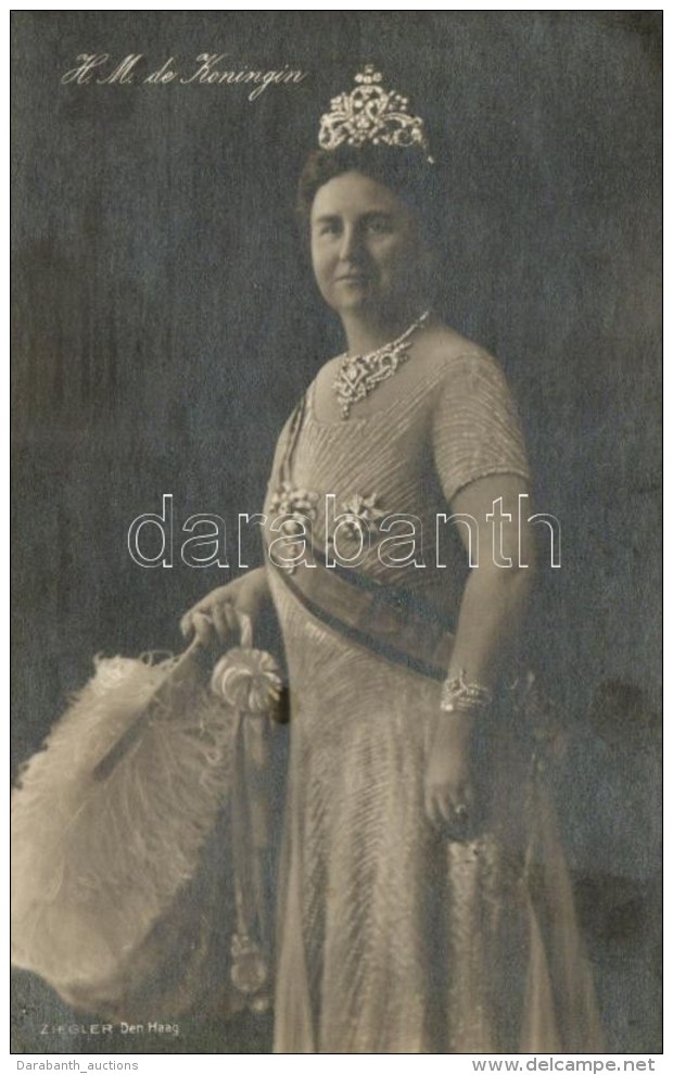 ** T1/T2 H. M. De Koningin Wilhelmina Of The Netherlands - Zonder Classificatie