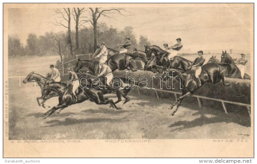 ** T3 Horse Race, Depose Serie No. 6064. S: G.D. Rowlandson (fa) - Zonder Classificatie