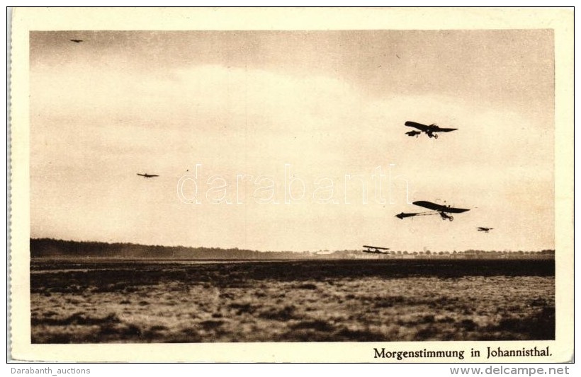 ** T2 Morgenstimmung In Johannisthal / German Aeroplanes; From A Postcard Booklet - Non Classés