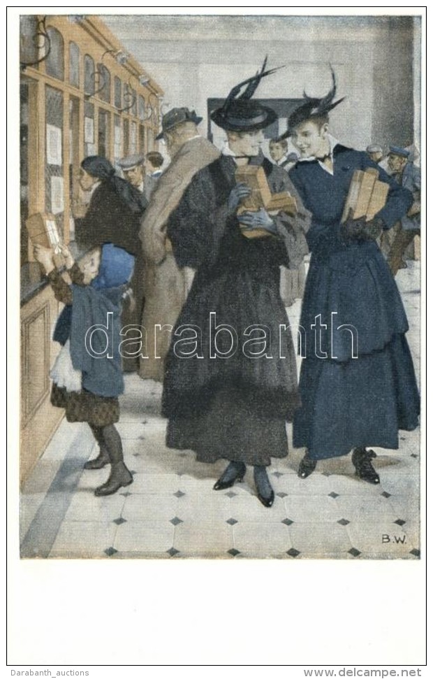 ** T1 Kriegspostkarten Von B. Wennerberg Nr. 15. Liebesgaben / German WWI Propaganda S: Wennerberg - Zonder Classificatie