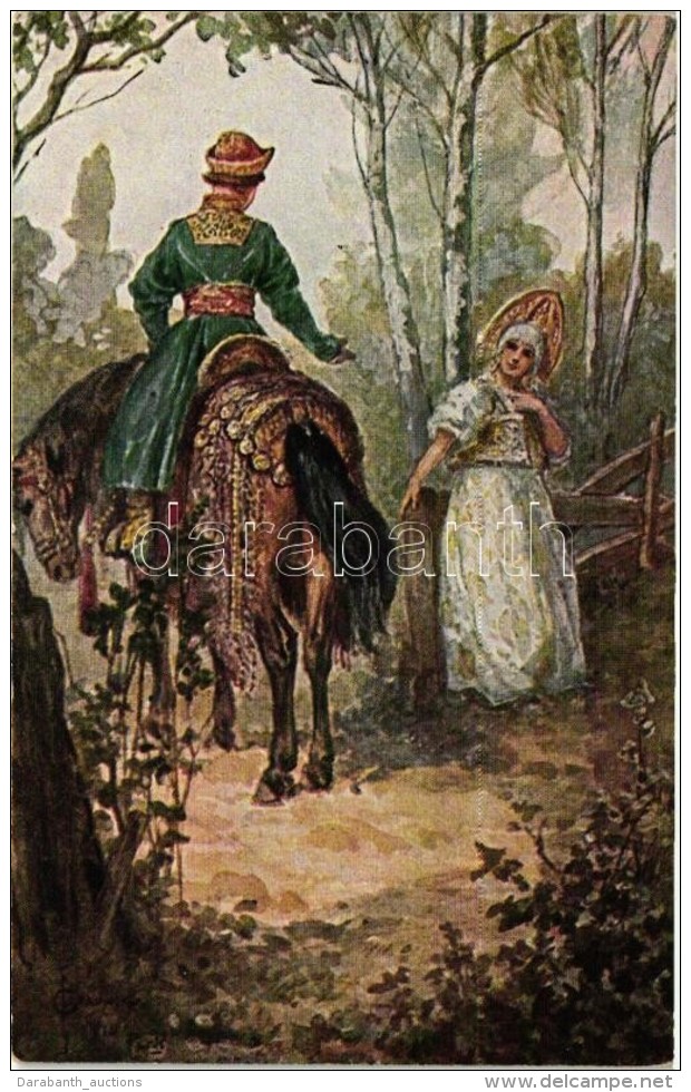 ** T1/T2 Begegnung / Russian Art Postcard, T.S.N. R.M. No. 23. S: Solomko - Zonder Classificatie