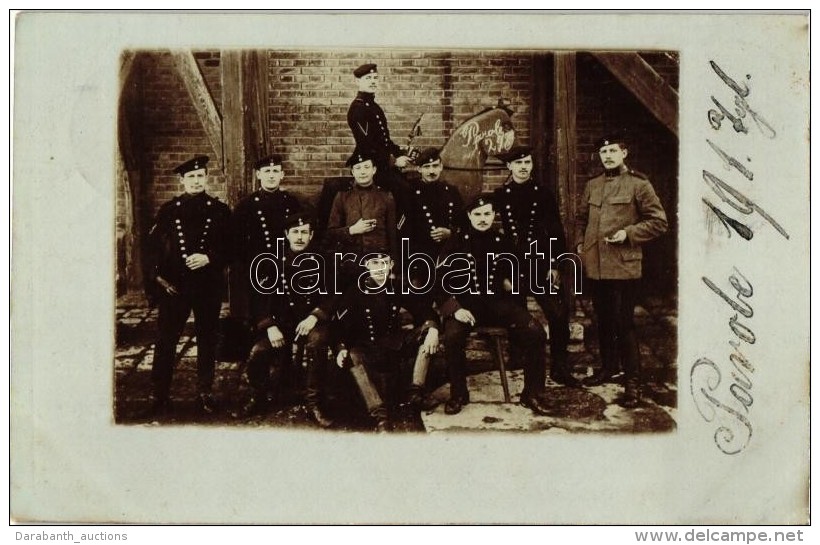 T2/T3 1914 2nd Royal Bavarian Uhlans, German Soldiers Group Photo (EK) - Zonder Classificatie