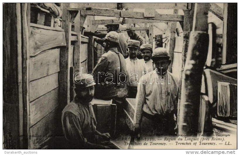 * T2 WWI French Military, Linguet Region, Trenches Of Tourency - Zonder Classificatie