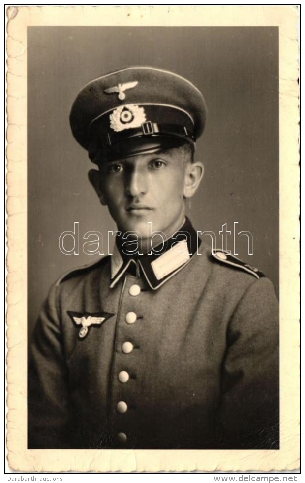 * T3 1942 Military WWII, Soldier Of The Wehrmacht, Photo (fa) - Zonder Classificatie