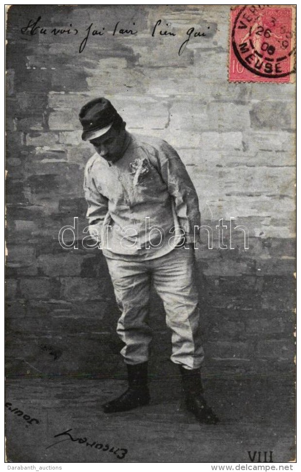 T2/T3 World War I French Soldier At Unknown Location, Photo (EK) - Zonder Classificatie