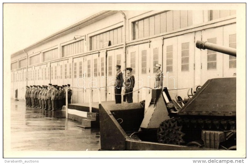 ** T2 WWII French Military Celebration, Cannon, Photo - Non Classés