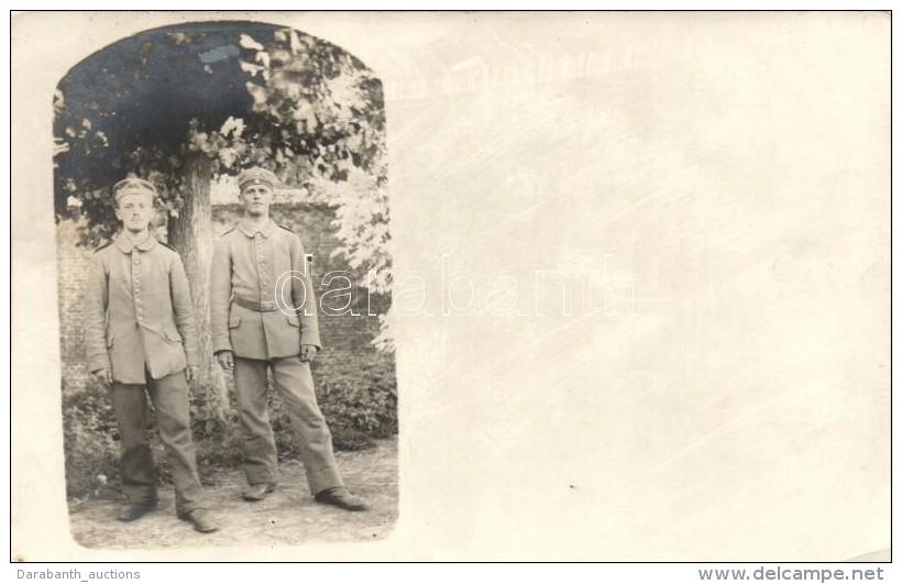 ** T2/T3 WWI German Infantry Soldiers, Photo (EK) - Non Classés